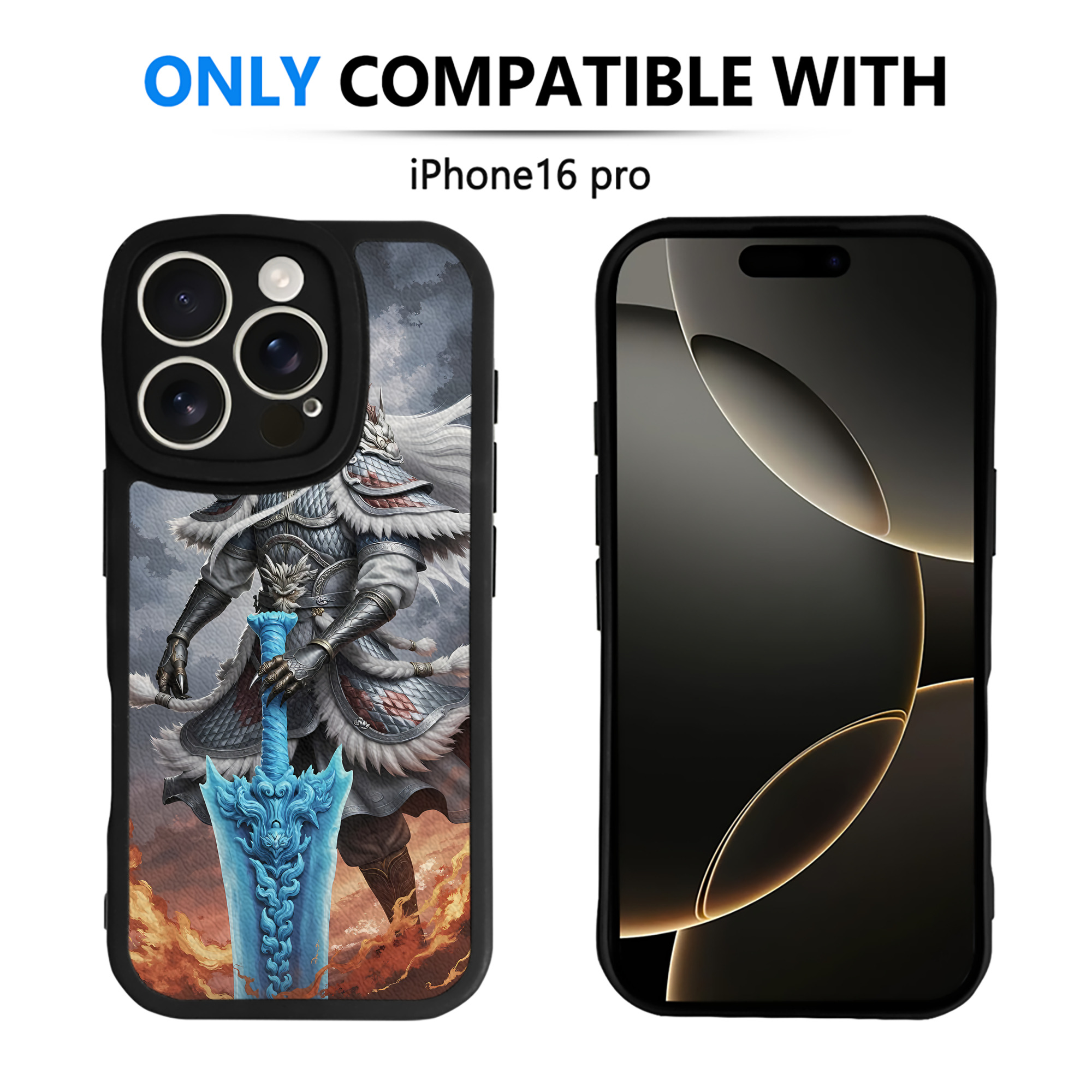 （画像用） Ne Zha 2 ナタ 魔童の大暴れ 【iPhone 16シリーズ対応】シリコンスマホケース（レザー調） 材質：シリコン